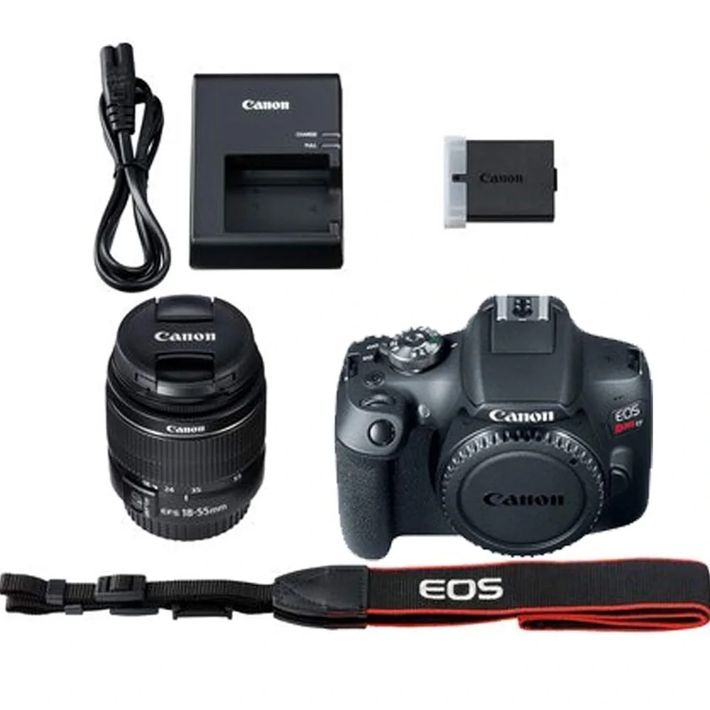 Canon Black Digital Camera EOS Rebel T7